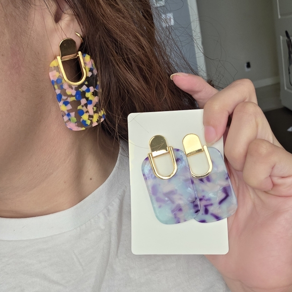 Kate Spade Geo Multicolored Earrings - Picture 4 of 4